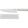 imageKitchenAid Gourmet Forged Chef Knife with CustomFit Blade Cover Sharp Kitchen Knife HighCarbon Japanese Stainless Steel Blade 8 inch MilkshakeMilkshake