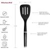 imageKitchenAid Gourmet Nylon Slotted Turner one size Matte Black