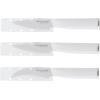 imageKitchenAid Paring Knife Set High Carbon Stainless Steel Kitchen Knife Set RazorSharp Blades 3 Piece WhiteWhite