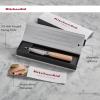 imageKitchenAid Premium 55Inch Forged Serrated Utility Knife  AUS10 Damascus Steel Blade Triple Rivet Pakkawood Handle Sharp Kitchen Knife NaturalNatural