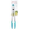imageKitchenAid Silicone Tipped Stainless Steel Tongs 12 Inch BlackAqua Sky