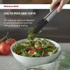 imageKitchenAid Silicone Tipped Stainless Steel Tongs 12 Inch BlackBlack