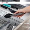 imageKitchenAid Silicone Tipped Stainless Steel Tongs 12 Inch BlackBlack
