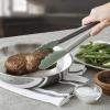 imageKitchenAid Silicone Tipped Stainless Steel Tongs 12 Inch BlackPistachio