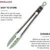 imageKitchenAid Silicone Tipped Stainless Steel Tongs 12 Inch BlackPistachio