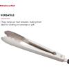 imageKitchenAid Silicone Tipped Stainless Steel Tongs 12 Inch BlackStainless Steel