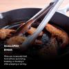 imageKitchenAid Silicone Tipped Stainless Steel Tongs 12 Inch BlackStainless Steel