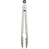 imageKitchenAid Silicone Tipped Stainless Steel Tongs 12 Inch BlackStainless Steel