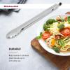 imageKitchenAid Silicone Tipped Stainless Steel Tongs 12 Inch BlackStainless Steel