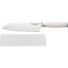imageKitchenAid Gourmet Forged Chef Knife with CustomFit Blade Cover Sharp Kitchen Knife HighCarbon Japanese Stainless Steel Blade 8 inch MilkshakeMilkshake
