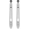 imageKitchenAid Silicone Tipped Stainless Steel Tongs 12 Inch BlackStainless Steel
