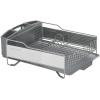 imageKitchenAid Large Capacity Full Size Rust Resistant Dish Rack with Angled Drain Board and Removable Flatware Caddy Light GreyLight Grey