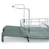 imageKitchenAid Satin Wire Expandable Dish Rack 2318Inch GrayGray