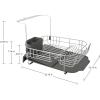imageKitchenAid Satin Wire Expandable Dish Rack 2318Inch GrayGray
