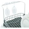 imageKitchenAid Satin Wire Expandable Dish Rack 2318Inch GrayGray