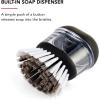 imageKitchenAid Soap Dispensing Palm Brush with Built in Easy to Fill Soap Dispenser Non Slip Grip for Easy Cleaning Safe on Non Stick Cookware 295 x 217 x 354Black