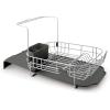 imageKitchenAid Satin Wire Expandable Dish Rack 2318Inch GrayGray
