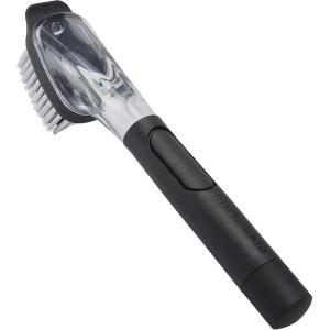 imageKitchenAid Soap Dispensing Sink Brush with Easy to Fill Handle Nylon Bristles for Tough Cleaning Comfort Grip Handle for Non Slip Grip BlackBlack