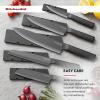 imageKitchenAid Classic Ceramic Paring Knife with CustomFit Blade Cover Sharp Kitchen Knife DishwasherSafe 35Inch BlackBlack