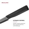 imageKitchenAid Classic Ceramic Paring Knife with CustomFit Blade Cover Sharp Kitchen Knife DishwasherSafe 35Inch BlackBlack