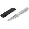 imageKitchenAid Gourmet Forged Stainless Steel Paring Knife with CustomFit Blade Cover 35inch Sharp Kitchen Knife HighCarbon Japanese Stainless Steel Blade Brushed Stainless Steel Handle