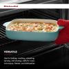 imageKitchenAid Loaf Pan Vitrified Stoneware 5in 9in 225in Blue VelvetAqua Sky