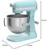 imageKitchenAid 7 Quart BowlLift Stand Mixer Blue VelvetMineral Water Blue