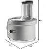 imageKitchenAid KSM2FPA Food Processor Attachment Dicing Kit SilverSilver