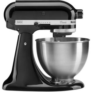 imageKitchenAid Classic Series 45 Quart TiltHead Stand Mixer K45SS Onyx BlackOnyx Black