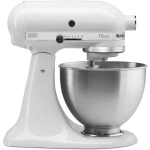 imageKitchenAid Classic Series 45 Quart TiltHead Stand Mixer K45SS Onyx BlackWhite