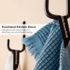 imageKitchenAid Gourmet Series Gridlines Kitchen Towels 3Pack Set 100 Cotton Absorbent Mineral Water Aqua 18quotx28quotBlue Velvet