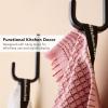 imageKitchenAid Gourmet Series Gridlines Kitchen Towels 3Pack Set 100 Cotton Absorbent Mineral Water Aqua 18quotx28quotDried Rose