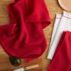 imageKitchenAid Gourmet Series Gridlines Kitchen Towels 3Pack Set 100 Cotton Absorbent Mineral Water Aqua 18quotx28quotPassion Red