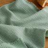 imageKitchenAid Gourmet Series Gridlines Kitchen Towels 3Pack Set 100 Cotton Absorbent Mineral Water Aqua 18quotx28quotPistachio Green