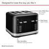 imageKitchenAid 4 Slice Toaster KMT4109BM Black MatteBlack Matte