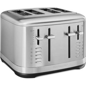 imageKitchenAid 4 Slice Toaster KMT4109BM Black MatteBrushed Stainless Steel
