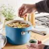 imageKitchenAid Hard Anodized Ceramic Nonstick CookwarePots and Pans Set 10 Piece  Blue Velvet84815