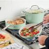 imageKitchenAid Hard Anodized Ceramic Nonstick CookwarePots and Pans Set 10 Piece  Pistachio
