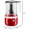 imageKitchenAid 5 Cup Food Chopper  KFC0516 Onyx BlackEmpire Red