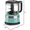 imageKitchenAid KFC3516ER 35 Cup Food Chopper Empire RedAqua Sky