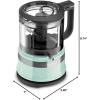 imageKitchenAid KFC3516ER 35 Cup Food Chopper Empire RedIce Blue