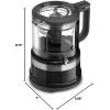 imageKitchenAid KFC3516ER 35 Cup Food Chopper Empire RedOnyx Black