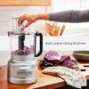 imageKitchenAid KFP0718BM Food Processor 7 cup Matte BlackContour Silver