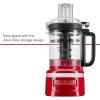 imageKitchenAid KFP0718BM Food Processor 7 cup Matte BlackEmpire Red