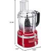 imageKitchenAid KFP0718BM Food Processor 7 cup Matte BlackEmpire Red