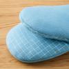 imageKITCHENAID Gourmet Series Gridlines Mini Oven Mitts 2Pack Set Heat Resistant up to 600F Soft Silicone Grip Magnetic Cuff Blue Velvet 55quotx9quotBlue Velvet
