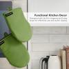 imageKITCHENAID Gourmet Series Gridlines Mini Oven Mitts 2Pack Set Heat Resistant up to 600F Soft Silicone Grip Magnetic Cuff Blue Velvet 55quotx9quotMatcha Green