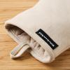 imageKITCHENAID Gourmet Series Gridlines Mini Oven Mitts 2Pack Set Heat Resistant up to 600F Soft Silicone Grip Magnetic Cuff Blue Velvet 55quotx9quotMilkshake Tan