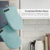 imageKITCHENAID Gourmet Series Gridlines Mini Oven Mitts 2Pack Set Heat Resistant up to 600F Soft Silicone Grip Magnetic Cuff Blue Velvet 55quotx9quotMineral Water Aqua