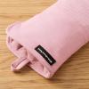 imageKITCHENAID Gourmet Series Gridlines Oven Mitts 2Pack Set Heat Resistant up to 600F Soft Silicone Grip Magnetic Cuff Matte Black 7quotx14quotDried Rose